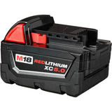 Milwaukee M18 REDLITHIUM XC 18V 5Ah Lithium Ion Power Tool Battery Pack with Fuel Indicator