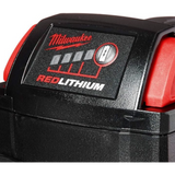 Milwaukee M18 REDLITHIUM XC 18V 5Ah Lithium Ion Power Tool Battery Pack with Fuel Indicator