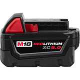 Milwaukee M18 REDLITHIUM XC 18V 5Ah Lithium Ion Power Tool Battery Pack with Fuel Indicator