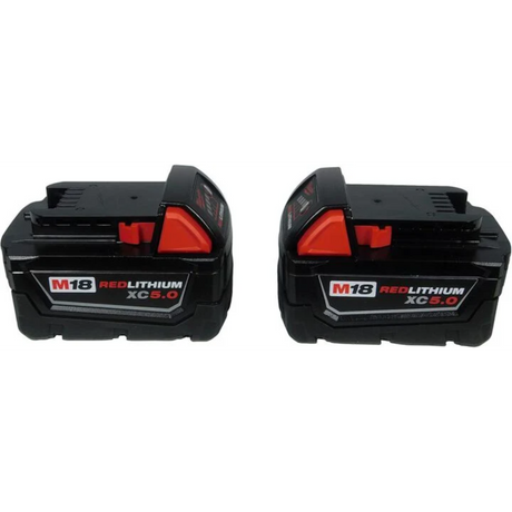 Milwaukee M18 REDLITHIUM XC 18V 5Ah Lithium Ion Power Tool Battery Pack with Fuel Indicator