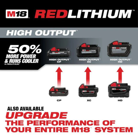 Milwaukee M18 REDLITHIUM XC 18V 5Ah Lithium Ion Power Tool Battery Pack with Fuel Indicator