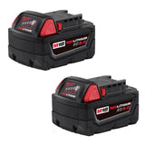 Milwaukee M18 REDLITHIUM XC 18V 5Ah Lithium Ion Power Tool Battery Pack with Fuel Indicator