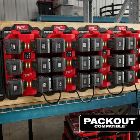 Milwaukee M18 Six Bay Daisy Chain Rapid Charger