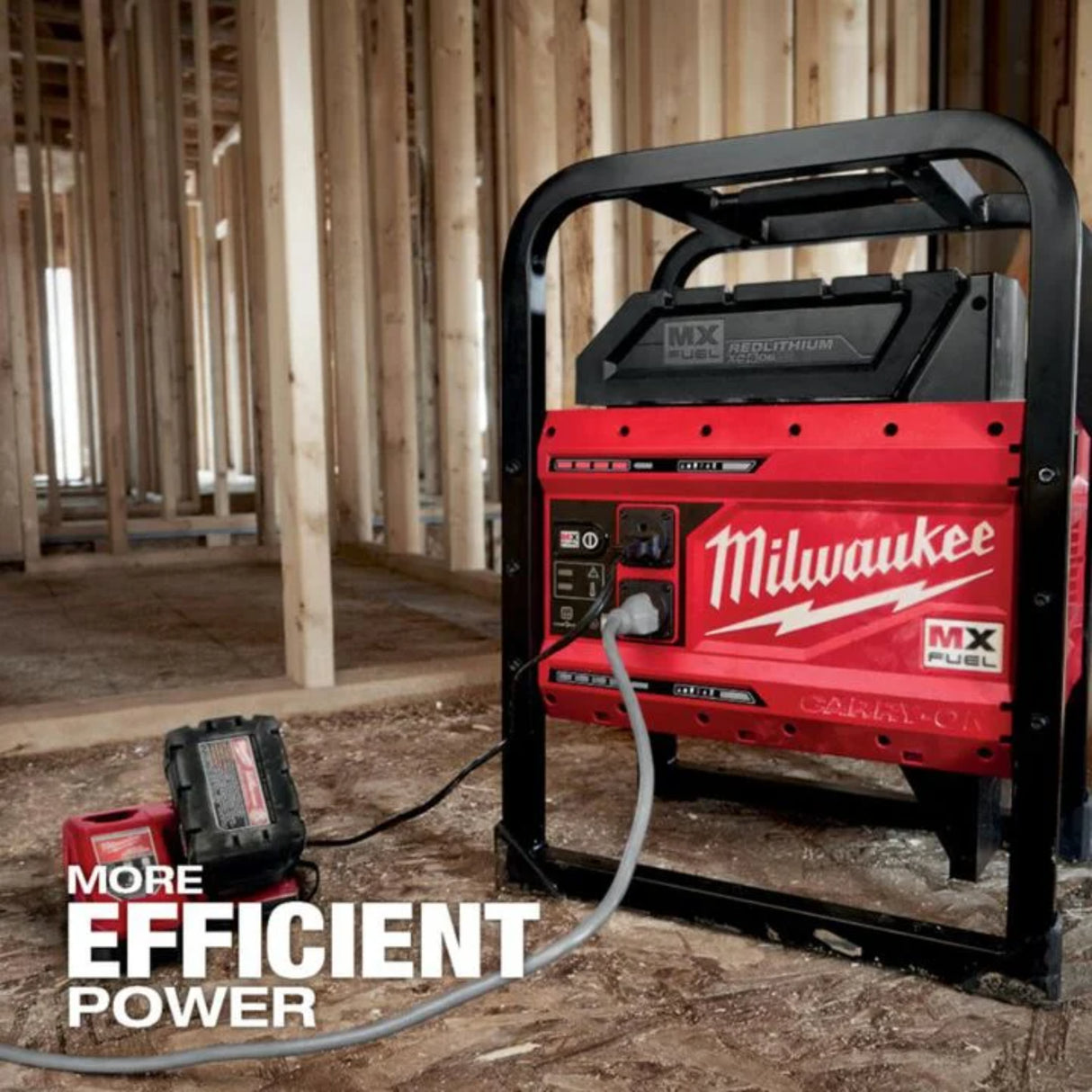 Milwaukee MX Fuel Carry-On 3,600 Watt Lithium-Ion 2 Battery Portable Power Supply Kit