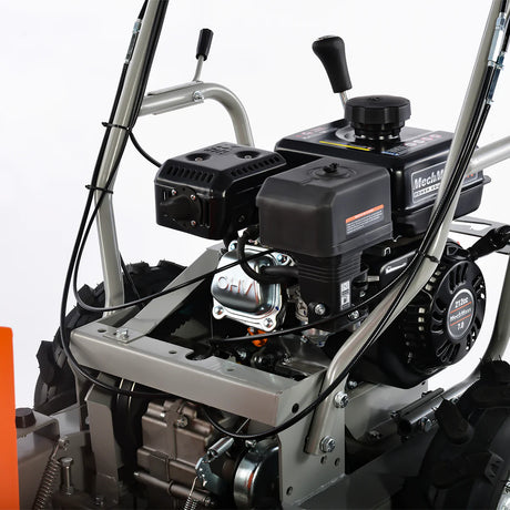 MechMaxx 660lb 7HP Gas Wheelbarrow Cart, 3F+1R Gearbox, T30