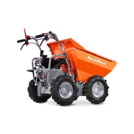 MechMaxx 660lb 7HP Gas Wheelbarrow Cart, 3F+1R Gearbox, T30