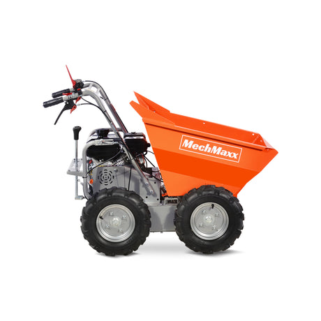 MechMaxx 660lb 7HP Gas Wheelbarrow Cart, 3F+1R Gearbox, T30