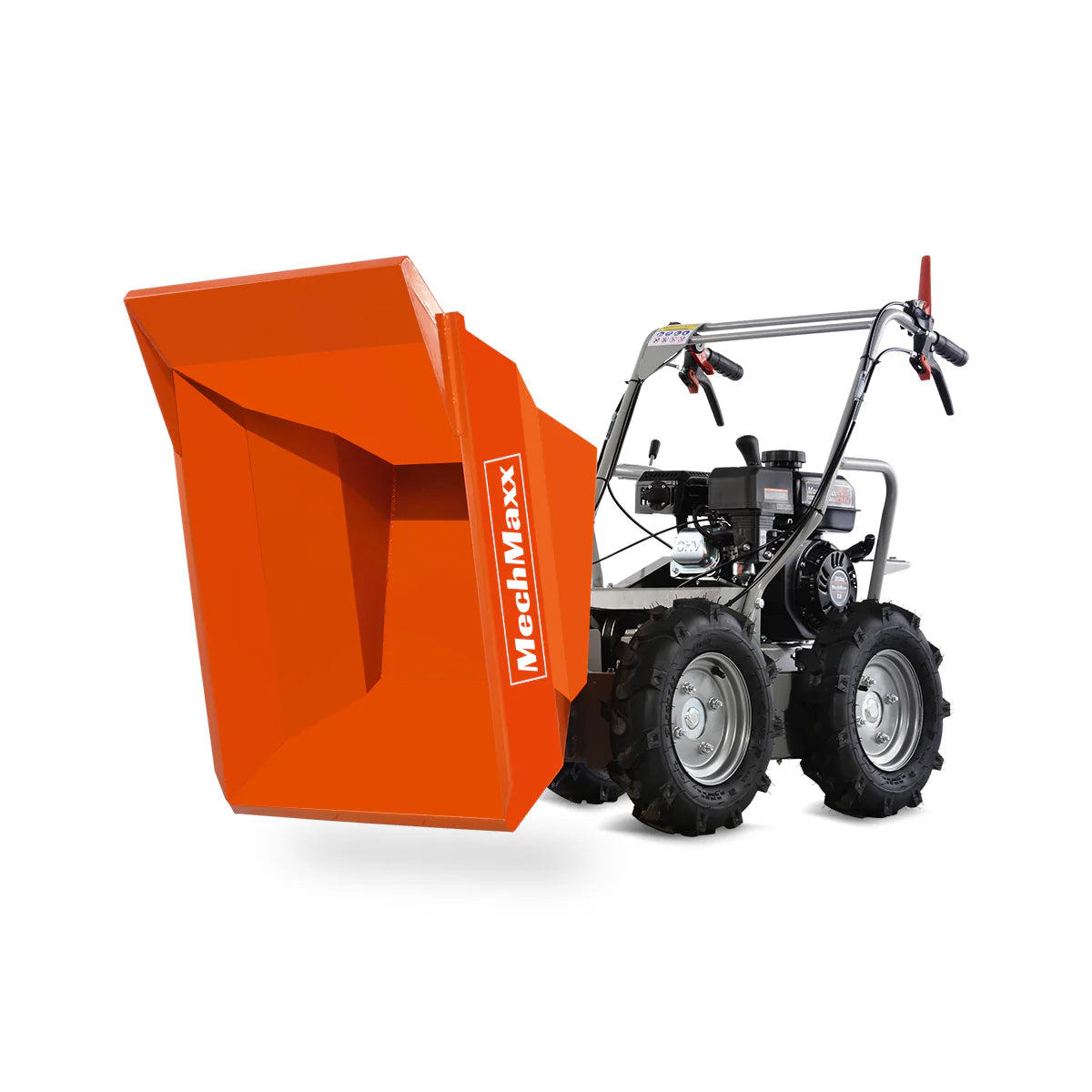 MechMaxx 660lb 7HP Gas Wheelbarrow Cart, 3F+1R Gearbox, T30