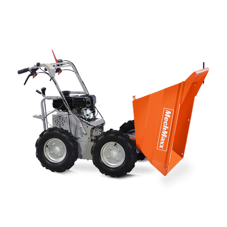 MechMaxx 660lb 7HP Gas Wheelbarrow Cart, 3F+1R Gearbox, T30