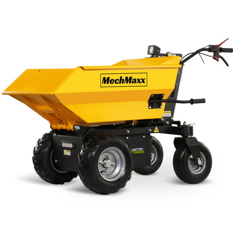 MechMaxx 1100lb Electric Mini Dumper, 1000W 48V Brushless DC Motor, E50