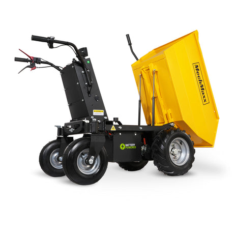 MechMaxx 1100lb Electric Mini Dumper, 1000W 48V Brushless DC Motor, E50