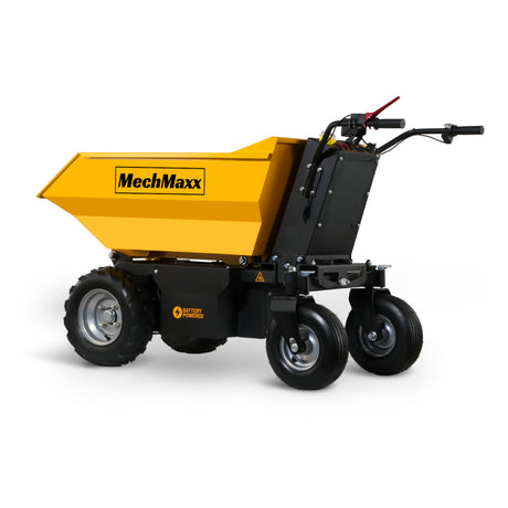 MechMaxx 1100lb 48V Battery Hydraulic Tipping Dump Cart, 1000W, EH50