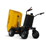 MechMaxx 1100lb 48V Battery Hydraulic Tipping Dump Cart, 1000W, EH50