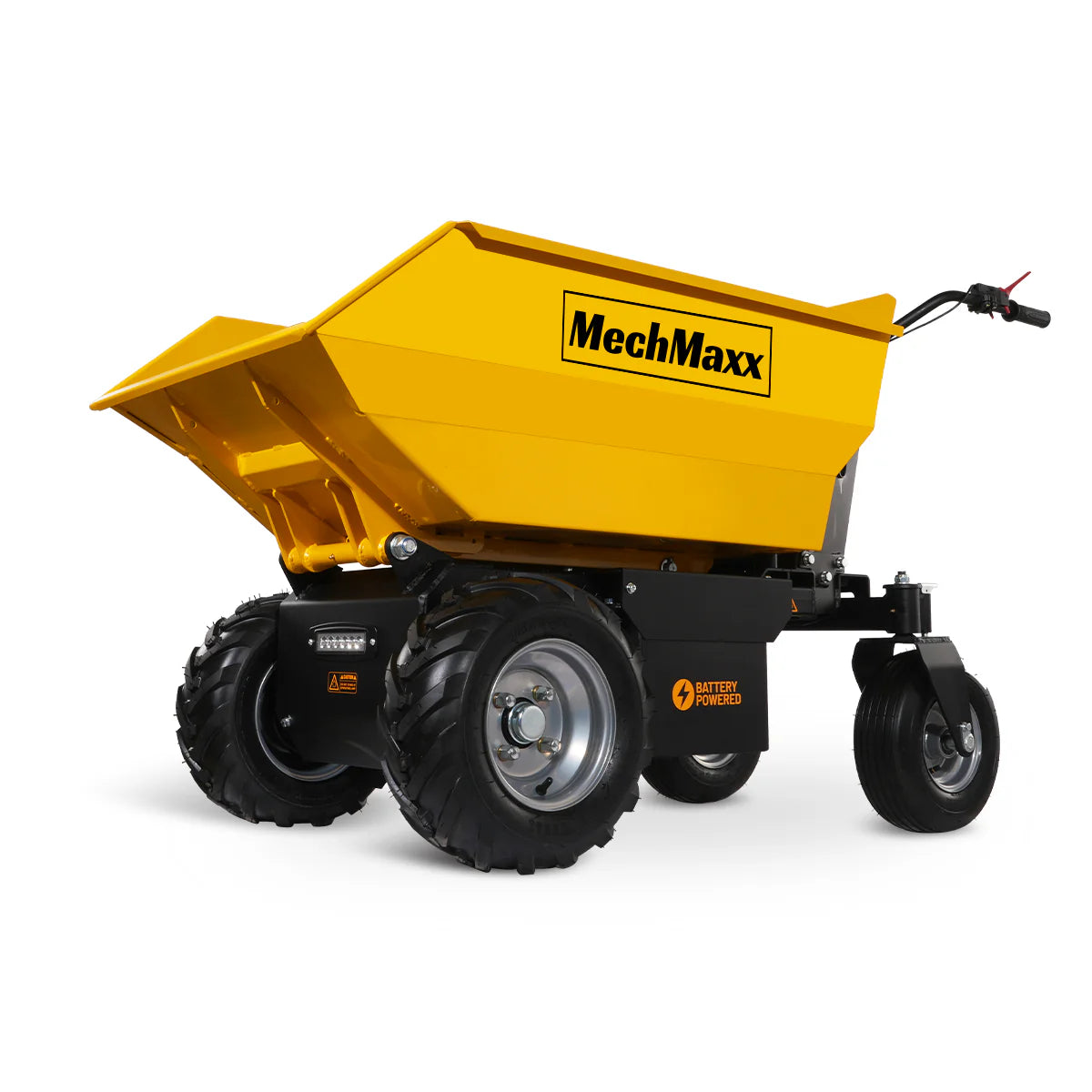 MechMaxx 1100lb 48V Battery Hydraulic Tipping Dump Cart, 1000W, EH50
