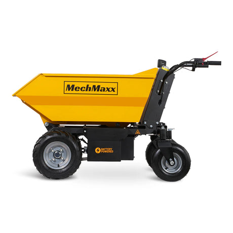 MechMaxx 1100lb 48V Battery Hydraulic Tipping Dump Cart, 1000W, EH50