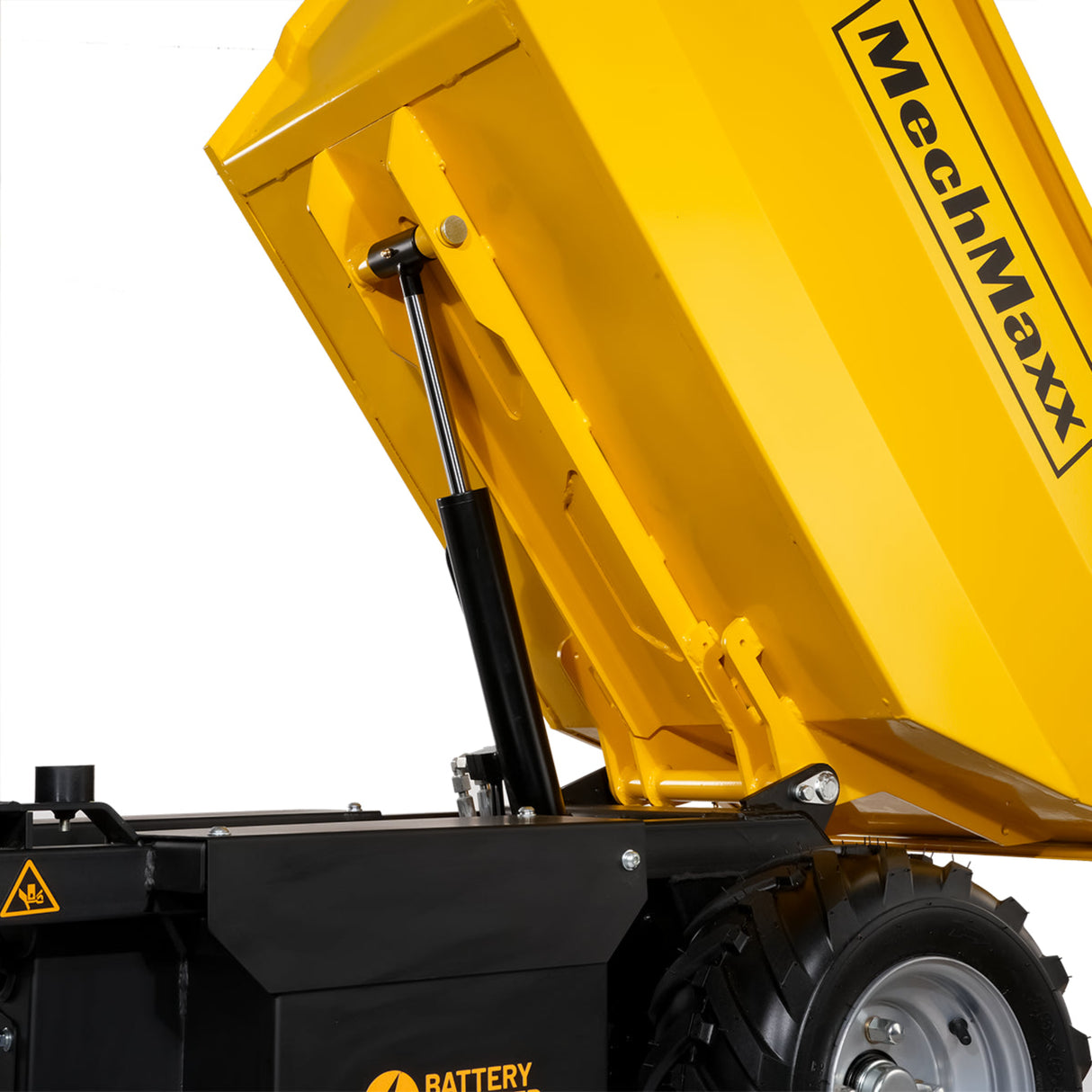 MechMaxx 1100lb 48V Battery Hydraulic Tipping Dump Cart, 1000W, EH50