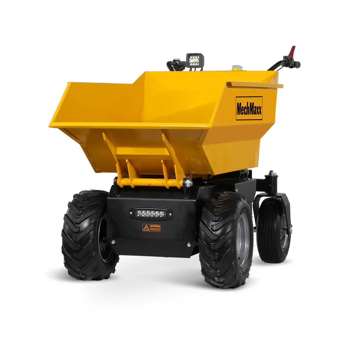 MechMaxx 1100lb 48V Battery Hydraulic Tipping Dump Cart, 1000W, EH50