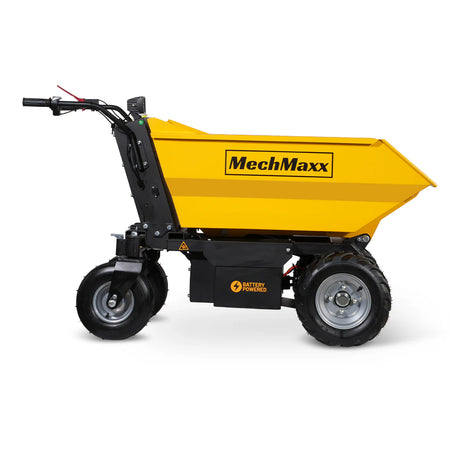 MechMaxx 1100lb 48V Battery Hydraulic Tipping Dump Cart, 1000W, EH50