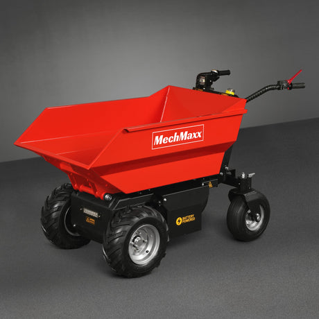 MechMaxx 1100lb 48V Battery Hydraulic Tipping Dump Cart, 1000W, EH50