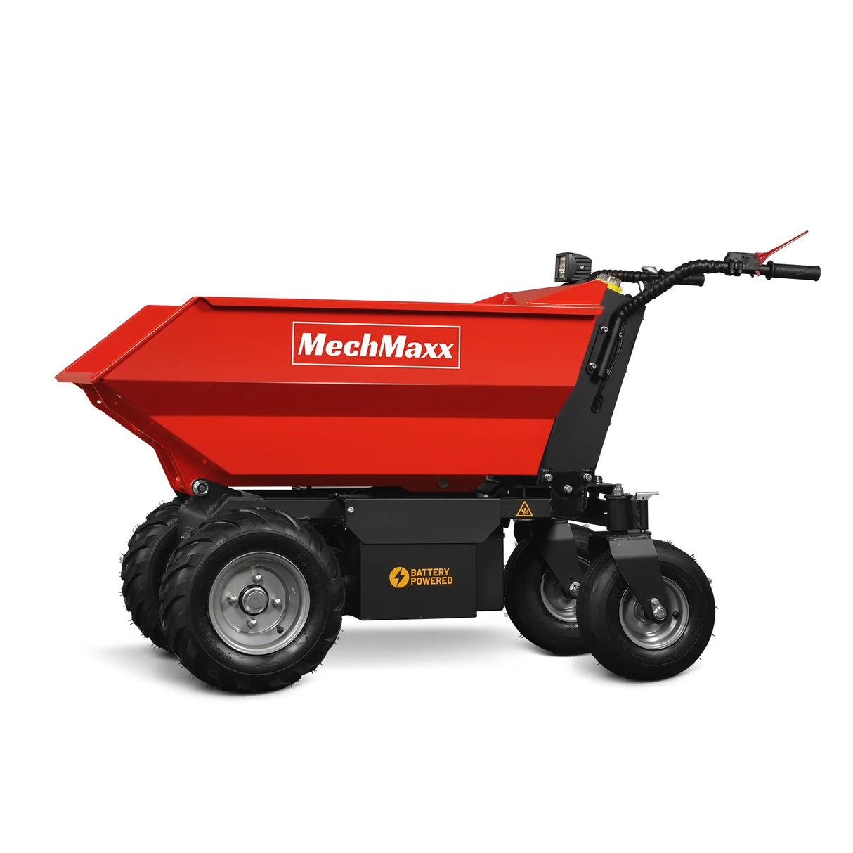 MechMaxx 1100lb 48V Battery Hydraulic Tipping Dump Cart, 1000W, EH50