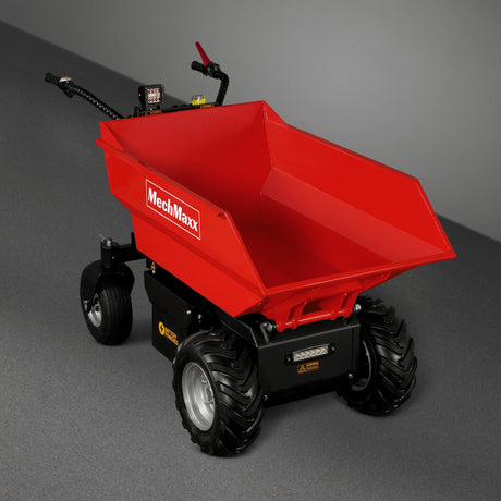 MechMaxx 1100lb 48V Battery Hydraulic Tipping Dump Cart, 1000W, EH50