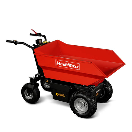 MechMaxx 1100lb 48V Battery Hydraulic Tipping Dump Cart, 1000W, EH50