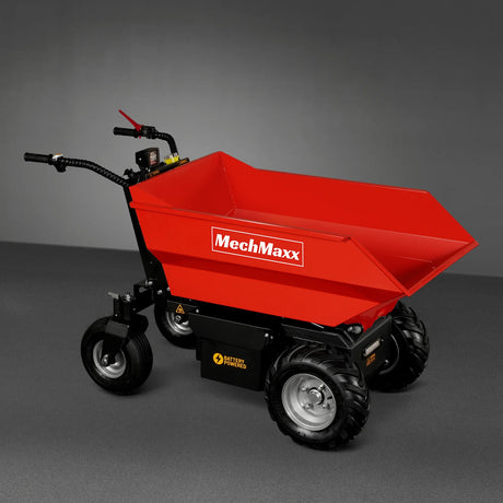 MechMaxx 1100lb 48V Battery Hydraulic Tipping Dump Cart, 1000W, EH50