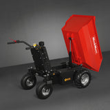 MechMaxx 1100lb 48V Battery Hydraulic Tipping Dump Cart, 1000W, EH50