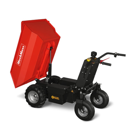 MechMaxx 1100lb 48V Battery Hydraulic Tipping Dump Cart, 1000W, EH50