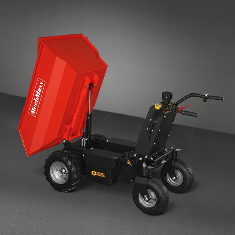 MechMaxx 1100lb 48V Battery Hydraulic Tipping Dump Cart, 1000W, EH50
