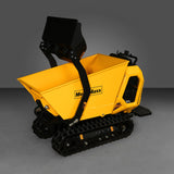 MechMaxx 1800lb 420cc Stand-On Hydraulic Track Dumper, Self-Loading, T80