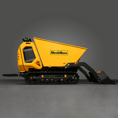 MechMaxx 1800lb 420cc Stand-On Hydraulic Track Dumper, Self-Loading, T80