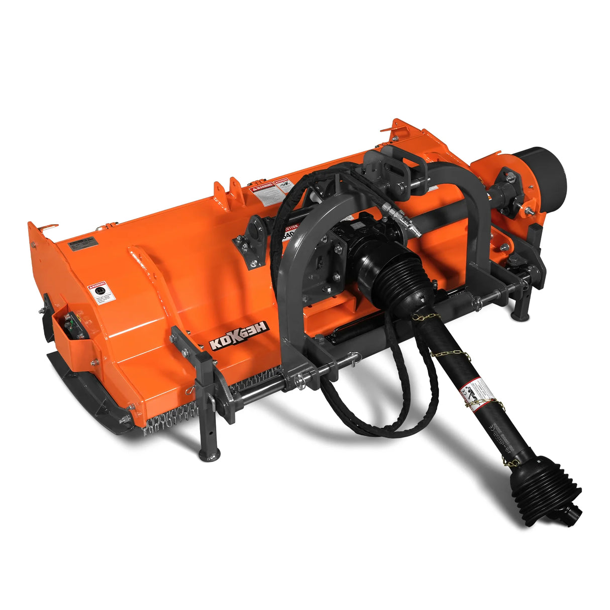 MechMaxx 63" Heavy Duty PTO Flail Mower, Hydraulic Side Shift, 50-75HP, KDK63H