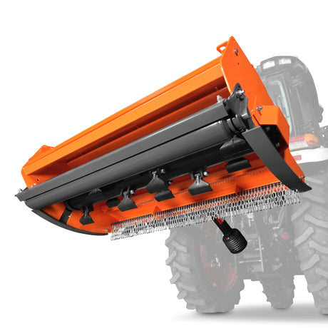 MechMaxx 63" Heavy Duty PTO Flail Mower, Hydraulic Side Shift, 50-75HP, KDK63H