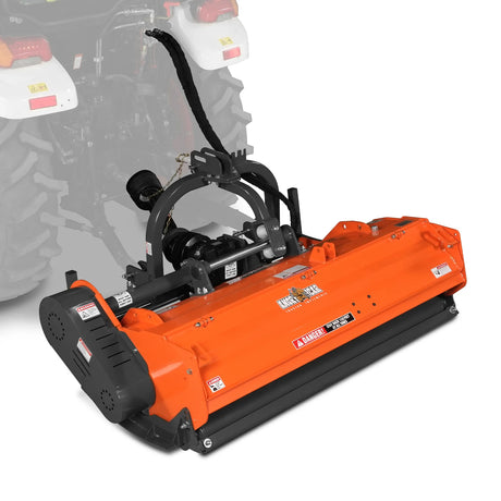 MechMaxx 63" Heavy Duty PTO Flail Mower, Hydraulic Side Shift, 50-75HP, KDK63H
