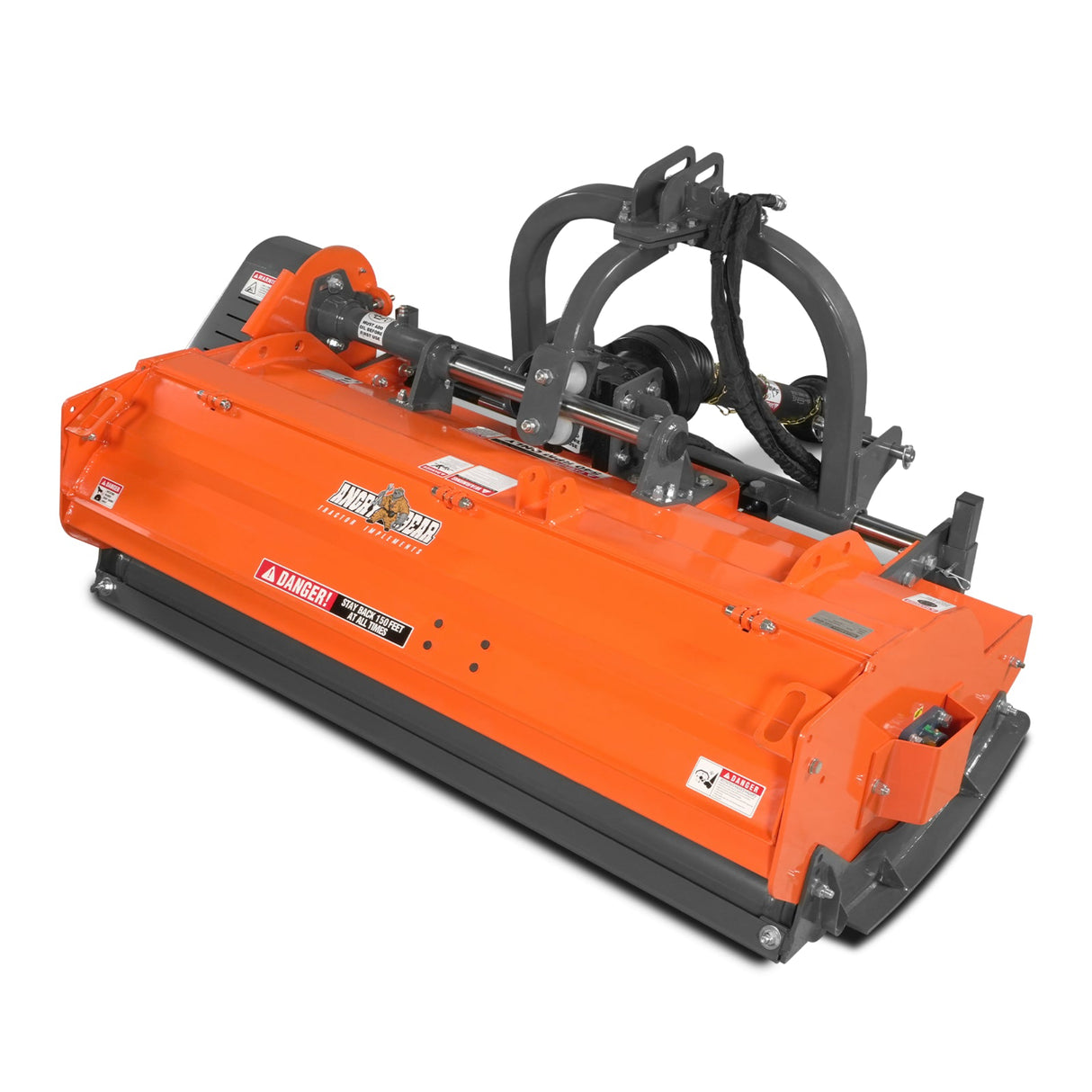 MechMaxx 63" Heavy Duty PTO Flail Mower, Hydraulic Side Shift, 50-75HP, KDK63H