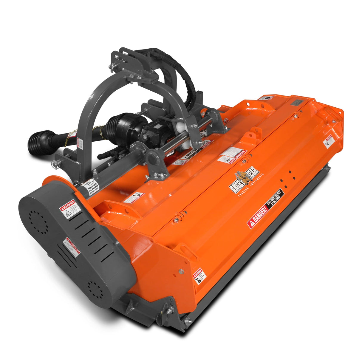 MechMaxx 63" Heavy Duty PTO Flail Mower, Hydraulic Side Shift, 50-75HP, KDK63H
