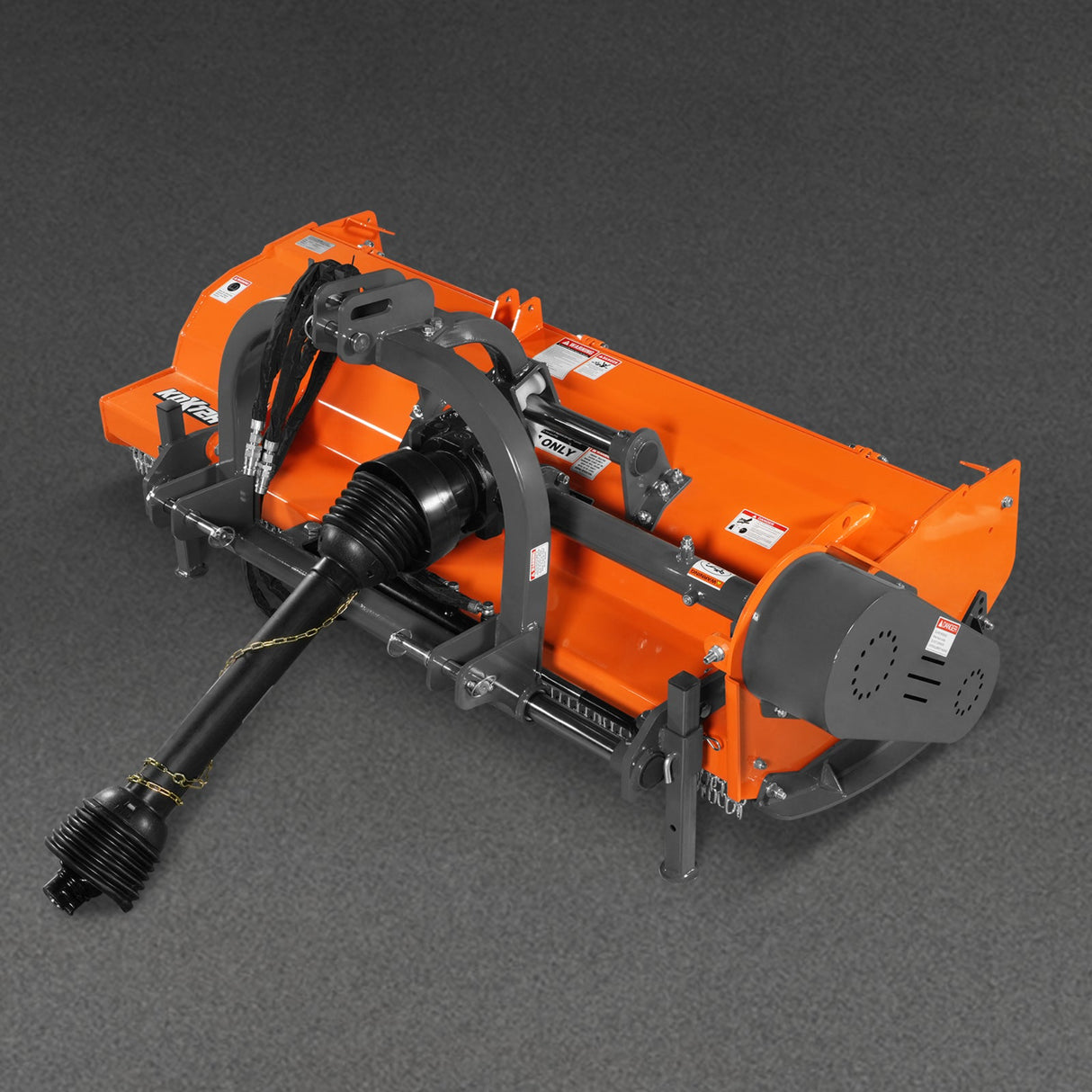 MechMaxx 72" Heavy Duty PTO Flail Mower, Hydraulic Side Shift, 50-75HP, KDK72H
