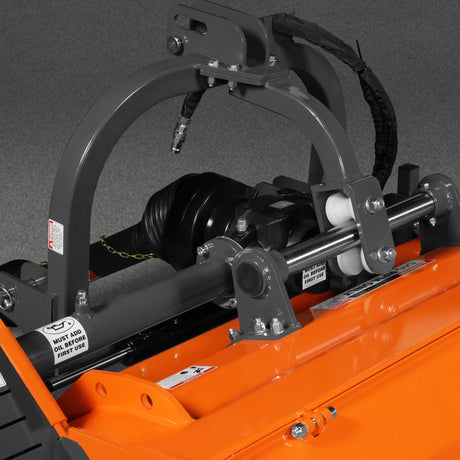 MechMaxx 72" Heavy Duty PTO Flail Mower, Hydraulic Side Shift, 50-75HP, KDK72H