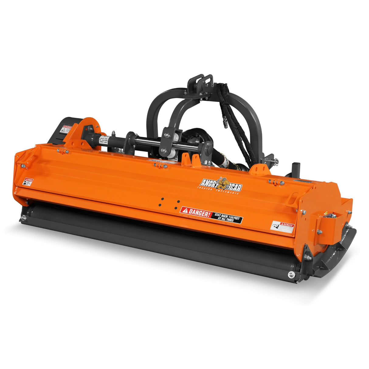 MechMaxx 72" Heavy Duty PTO Flail Mower, Hydraulic Side Shift, 50-75HP, KDK72H