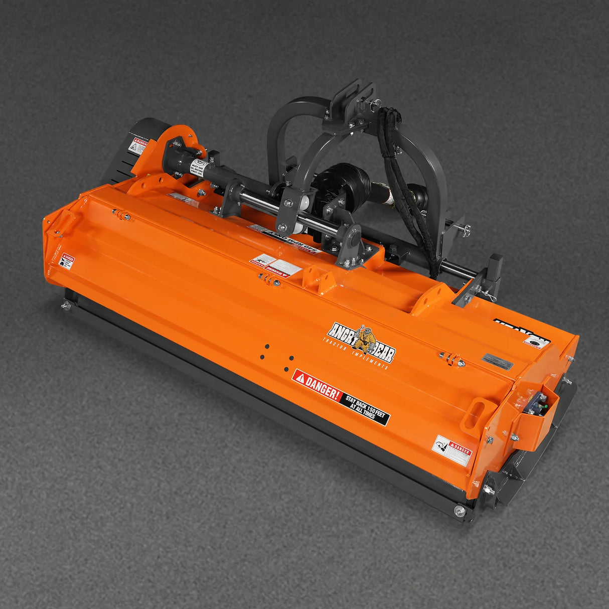 MechMaxx 72" Heavy Duty PTO Flail Mower, Hydraulic Side Shift, 50-75HP, KDK72H