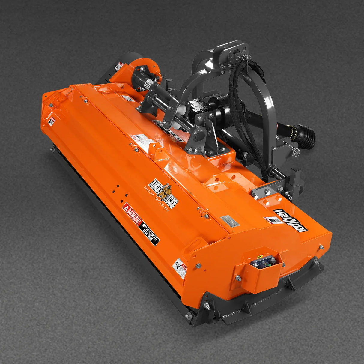 MechMaxx 72" Heavy Duty PTO Flail Mower, Hydraulic Side Shift, 50-75HP, KDK72H