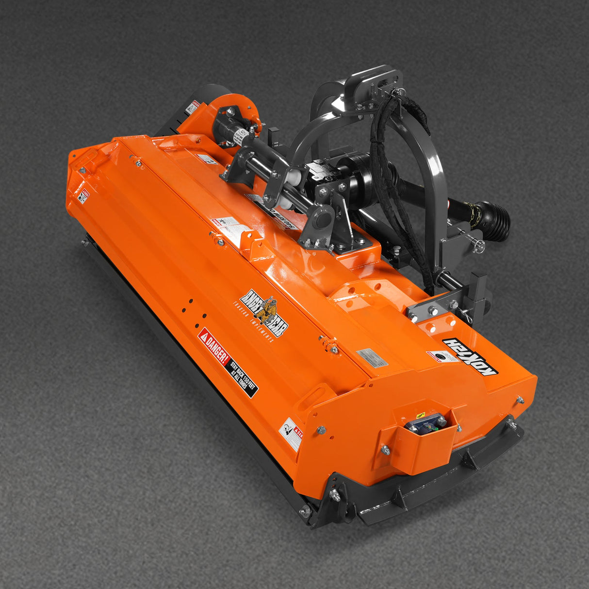 MechMaxx 72" Heavy Duty PTO Flail Mower, Hydraulic Side Shift, 50-75HP, KDK72H