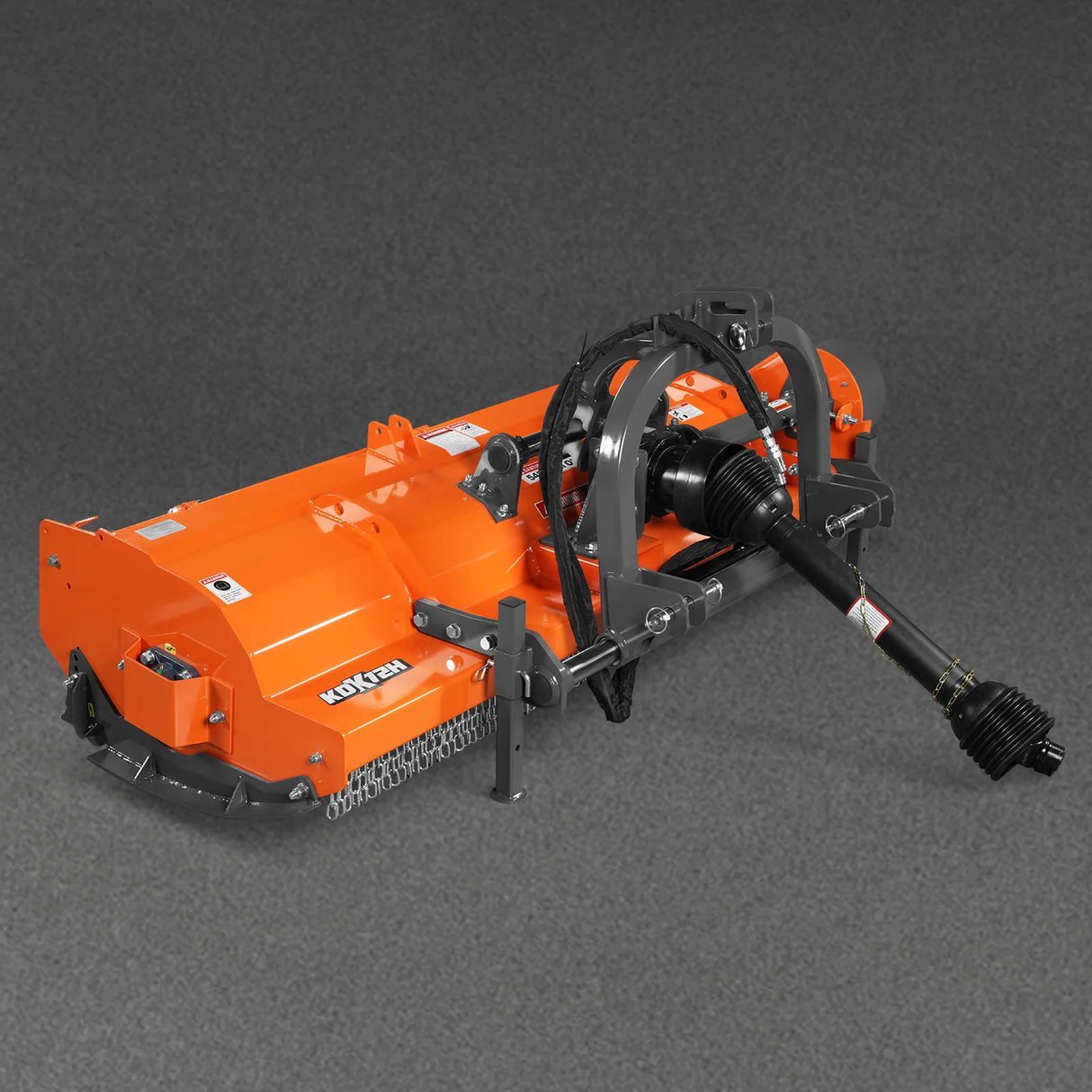 MechMaxx 72" Heavy Duty PTO Flail Mower, Hydraulic Side Shift, 50-75HP, KDK72H