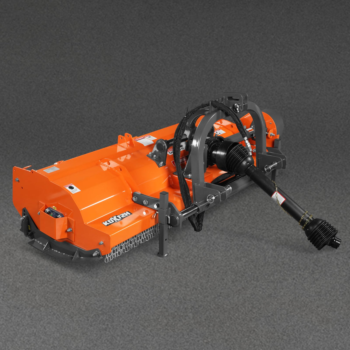 MechMaxx 72" Heavy Duty PTO Flail Mower, Hydraulic Side Shift, 50-75HP, KDK72H