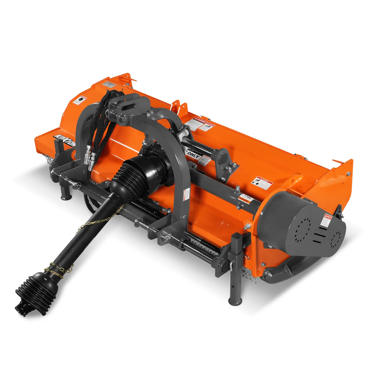 MechMaxx 72" Heavy Duty PTO Flail Mower, Hydraulic Side Shift, 50-75HP, KDK72H