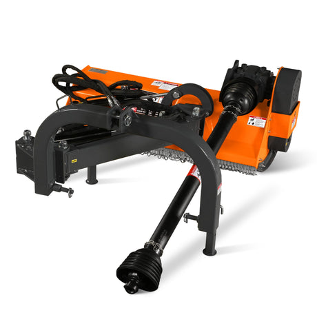 MechMaxx 48" Offset Flail Ditch Bank Mower, 3-Point, 25-50HP, VAM48