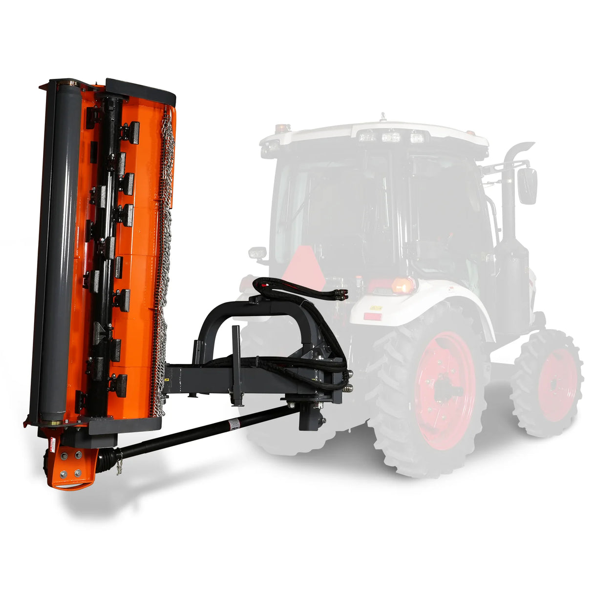 MechMaxx 78" Heavy Duty Offset Ditch Bank Flail Mower, CMR Gearbox, PTO, VBM78