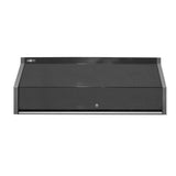 Homak 60" HXL Pro Hutch — 30" Depth, Toolboard Back Panel, Gas Struts, 3-Outlet Power Strip