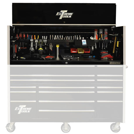 Extreme Tools RX Series 72in Professional Hutch, Black